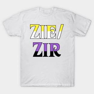 Nonbinary Zie/Zir T-Shirt